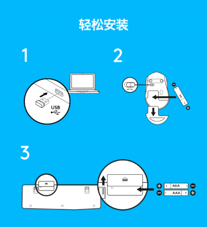 游刃职场 静在掌握  罗技无线键鼠套装MK315全新上市