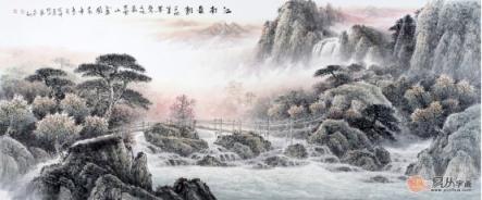 徐坤连的山水画艺术价值浅析，带你认识不一样的“粗犷”画家