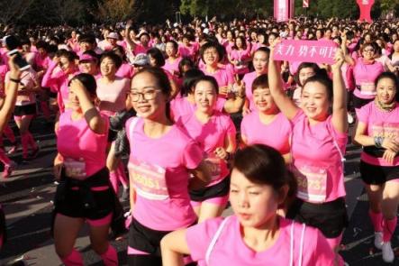 “美力 势不可挡”—玫琳凯2018杭州国际女子马拉松女神跑团惊艳赛场