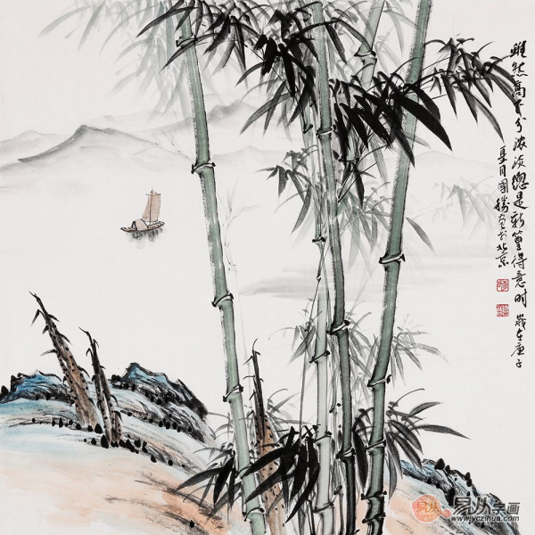 柔韧刚劲,挺拔洒脱——画竹子的画家李国胜作品欣赏
