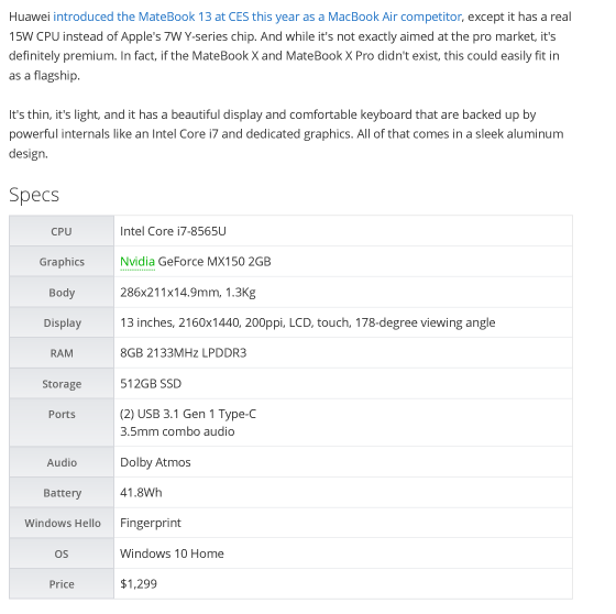 预约开启 华为MateBook 13笔记本预订更享多重好礼