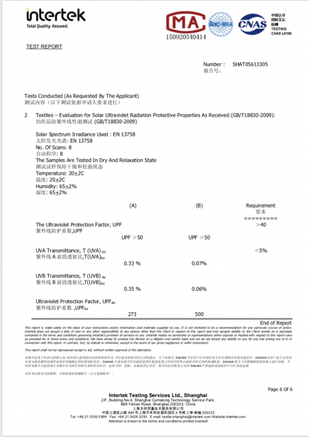 网易严选防紫外线袖套UPF值达标 三家国家级权威检测机构出具报告