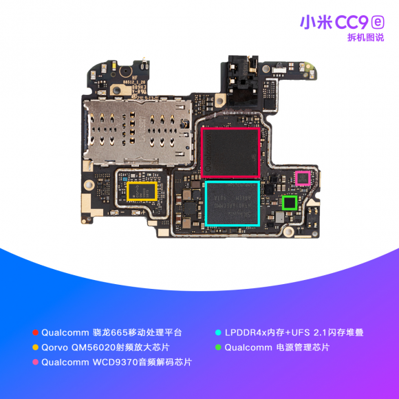 小米CC9e整机拆解，前置3200万+4800万超广角AI三摄让美无处可藏