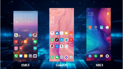 国产头部 UI 对比，ColorOS、MIUI、EMUI 的区别你知道多少