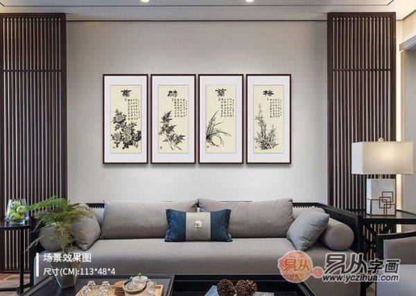 家庭客厅挂什么花鸟画作品好，家装达人为你推荐这四种题材