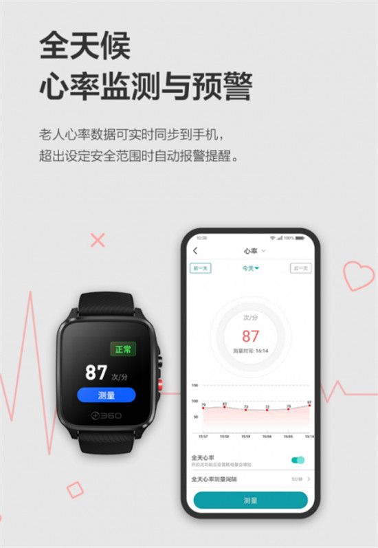 360发布健康手表 这次要做父母手腕上的“守护神”