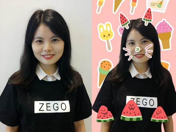 ZEGO“音视频+”整体化解决方案三：美颜贴纸