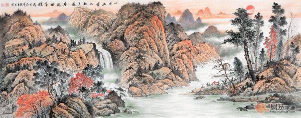 经典沙发背景墙装饰画，四种风格点亮家居之美