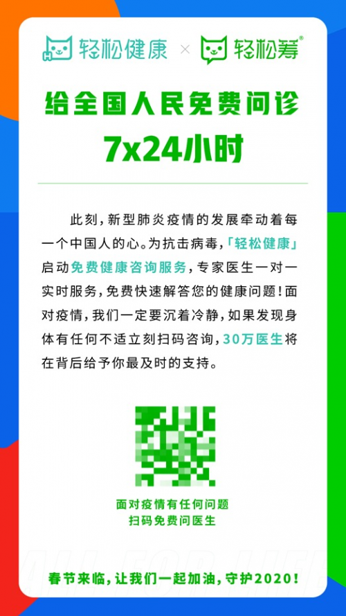 轻松筹:一家互联网健康企业的科技抗疫之路