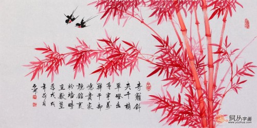 客厅适合挂什么字画，国画花鸟经典四款寓意解析