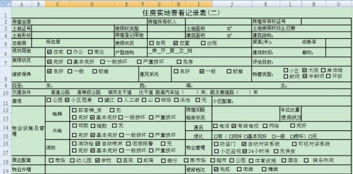 勤哲Excel服务器做房产评估管理系统