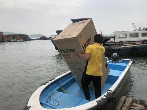 苏宁物流打破“浮城”生活：渔排小屋装上了新家电