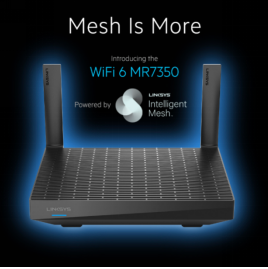 领势(LINKSYS)推出其性价比最高的WIFI 6 MESH路由器新品MR7350