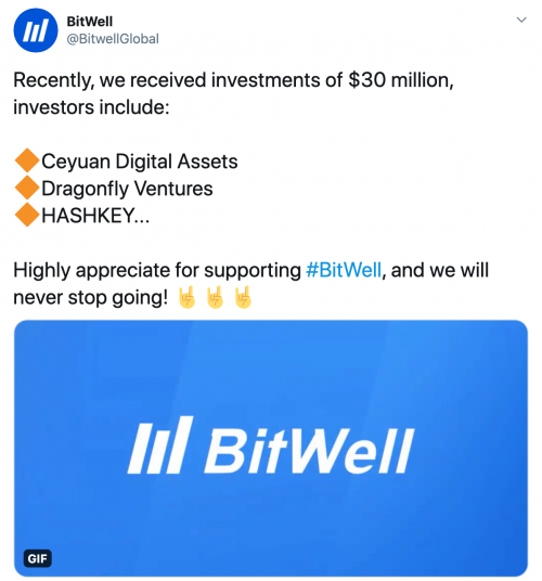 数字资产衍生品服务平台BitWell获3000万美元战略投资