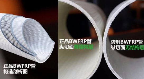 管网市场真假难分 BWFRP管道正确的选购方式