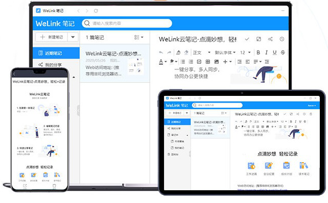 华为人工作效率为什么那么高？WeLink云笔记了解一下