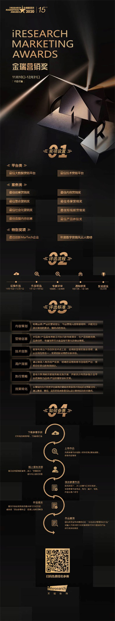 2020 iResearch Marketing Awards 金瑞营销奖作品火热征集中！