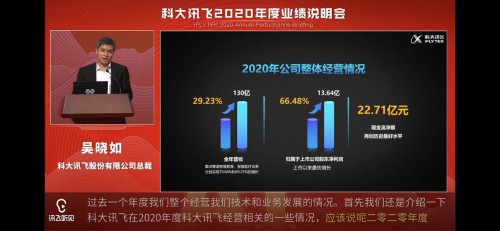 直击科大讯飞2020年度业绩：向经营管理要效益 人均毛利提升48%