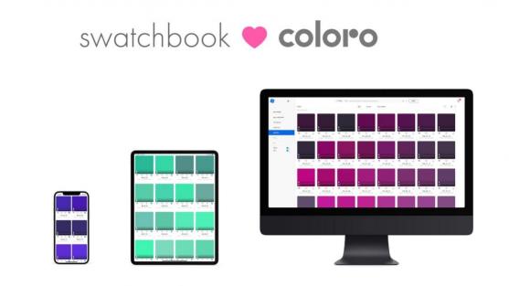 coloro与swatchbook合作整合色彩智能与材料智能