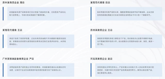 舟易助力商贸企业家拥抱数字化经营和企业智能决策