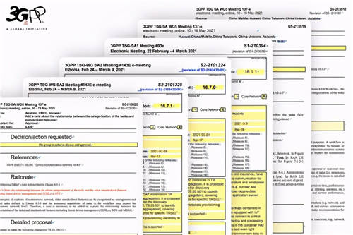2021年以来亚信科技11项5G技术提案获批成为3GPP国际标准