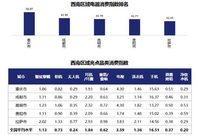 京东电器消费指数来了，从行业首个报告看：三亚人最休闲，重庆崽儿真巴适