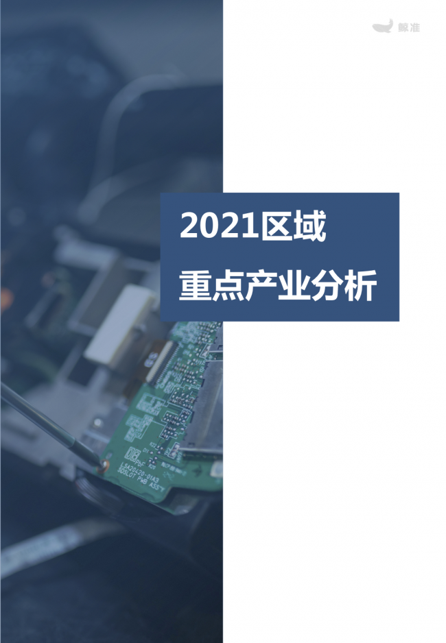 鲸准重磅发布《2021区域经济白皮书》，以大数据+科技驱动为经济政策拟定、产业研究深度赋能