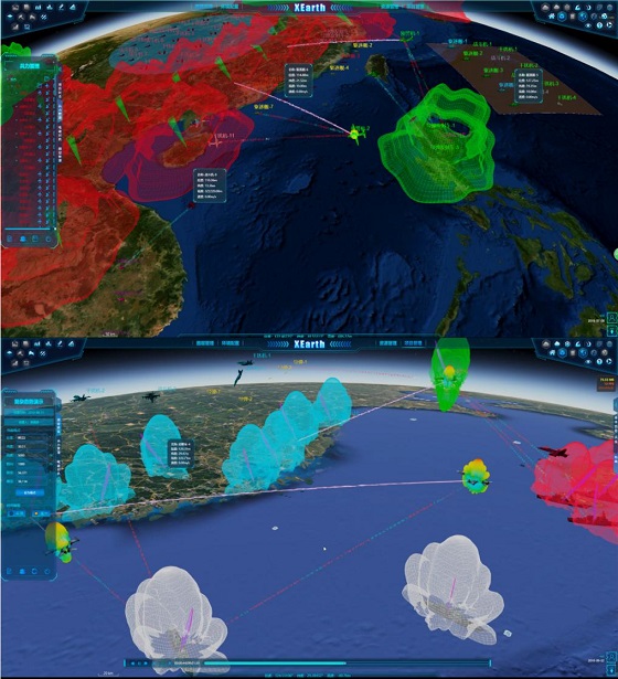 延兴科技@战场仿真-XEarth-GIS-复杂电磁环境 图显未来，视不可当