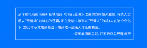 做兴趣电商的抖音，做电商AI SaaS的鲸灵集团蜂享家，他们的私域白皮书有何不同？