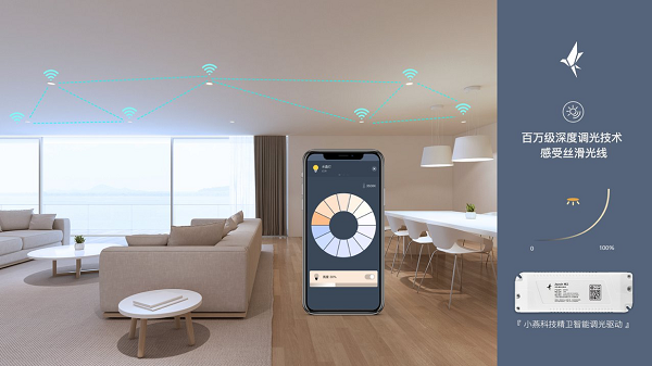 小燕科技发布精卫智能调光驱动，率先实现百万级深度调光