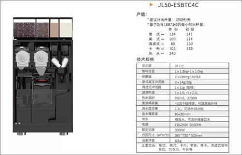 技诺咖啡机双核引擎演绎“1+1＞2”，新品JL50上市