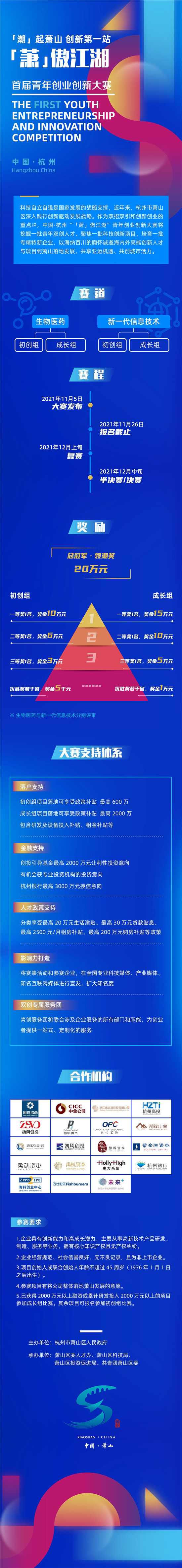 「潮」起萧山第一站！“萧傲江湖”首届青年创业创新大赛等你来报名