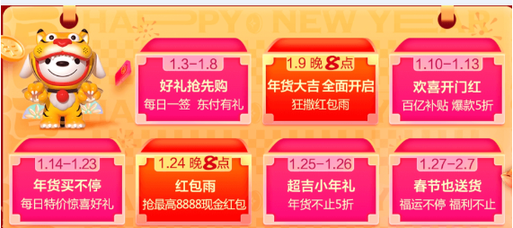 2022京东淘宝天猫年货节活动是什么时候？9999元超级红包、满减攻略