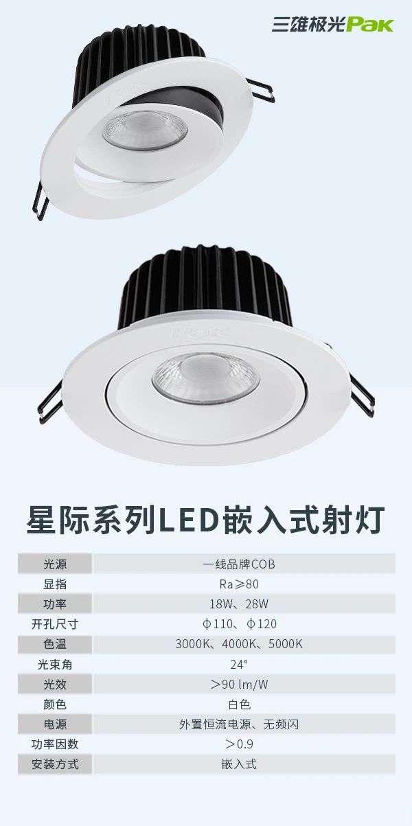 跟着三雄极光学照明，不愁店内没顾客！