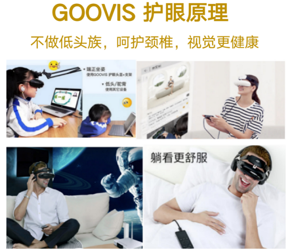 GOOVIS高清头显，读屏时代护眼显示新方式