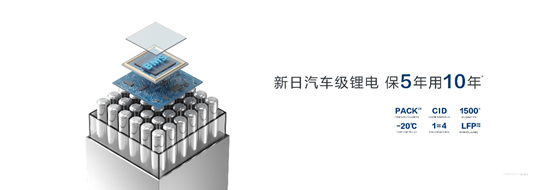 行业锂电看新日，新日汽车级锂电，保5年 用10年！