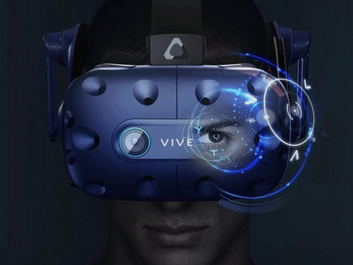 恍然一看,htc的vive pro eye就像一款高端虚拟现实头盔,像游戏开发商