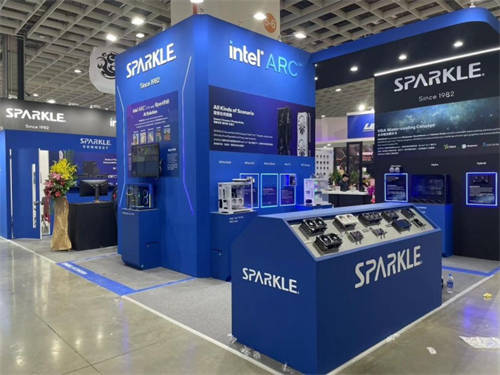 SPARKLE撼与科技携锐炫背插显卡亮相COMPUTEX 2024