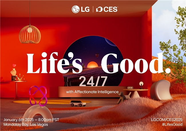 CES 2025盛大启幕，LG电子以“Life’s Good 24/7”描绘智慧生活新蓝图