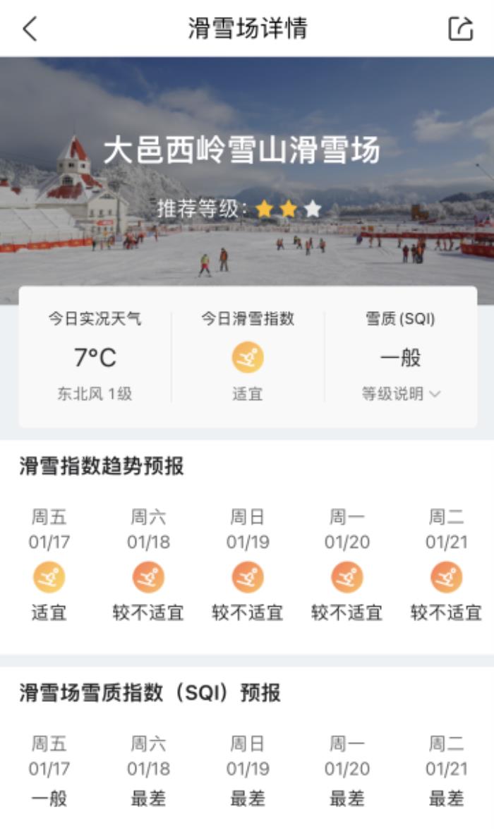 春節長假去哪滑雪？這份墨跡天氣滑雪場清單請收好！